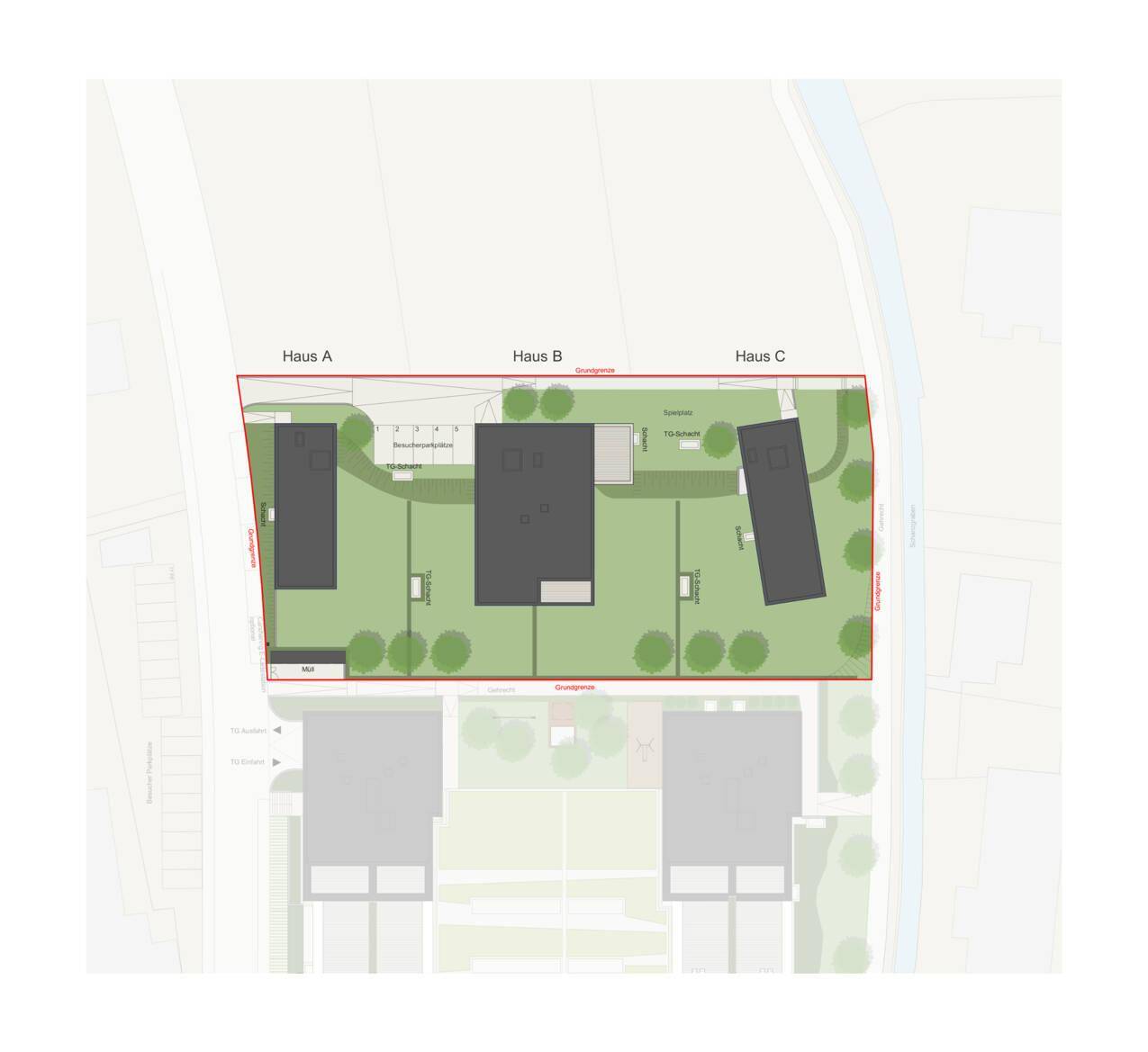 Seeblick II in Lochau Lageplan i+R Wohnbau GmbH