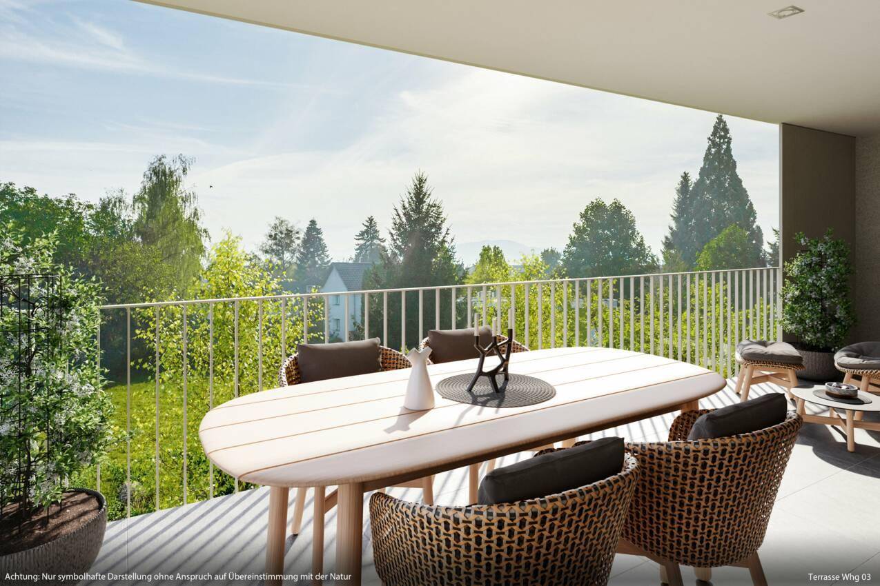 Sonnige 3-Zimmer-Terrassenwohnung | A03 - Ansicht 4