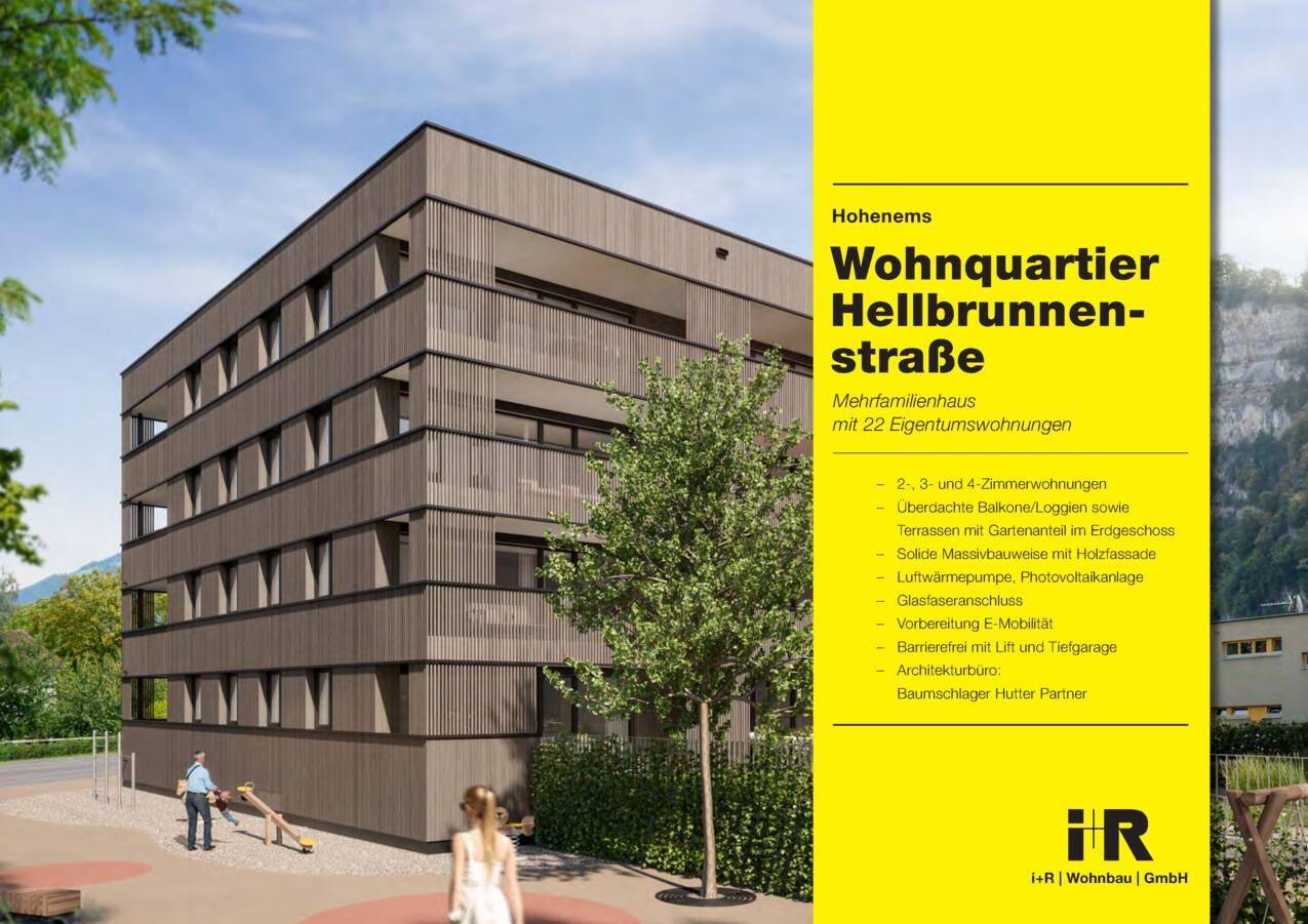 Projektexposé Hellbrunnenstraße Hohenems