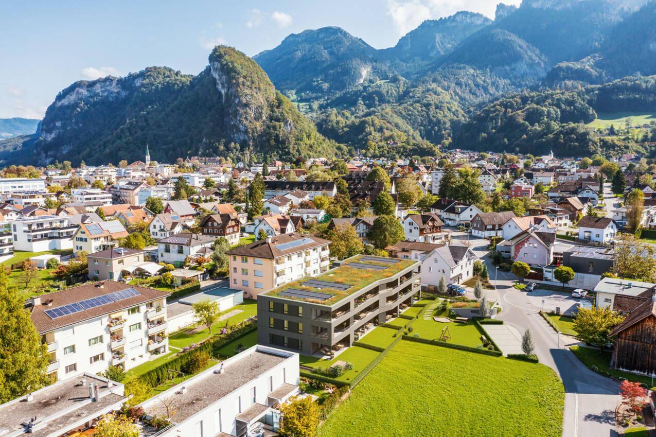 Südansicht Wohnanlage Roseggerstraße in Hohenems