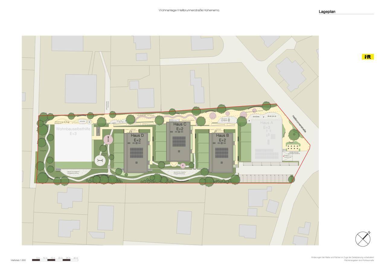 Lageplan Hellbrunnenstraße wohnen pur