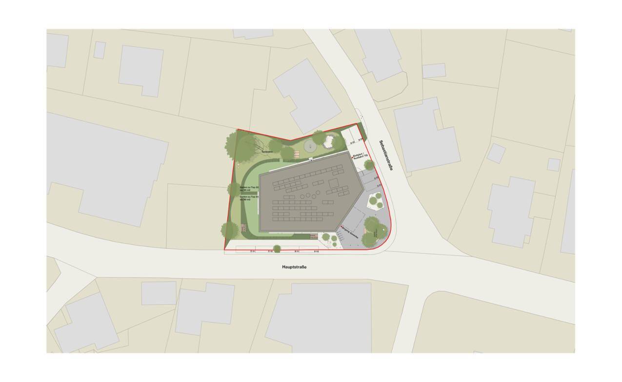 Sebastianstraße in Feldkirch Lageplan i+R Wohnbau GmbH