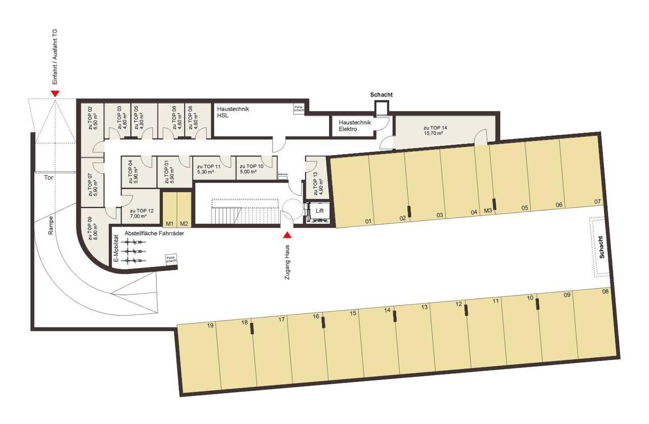 Helle 3-Zimmer-Terrassenwohnung | A12 - Widok 5
