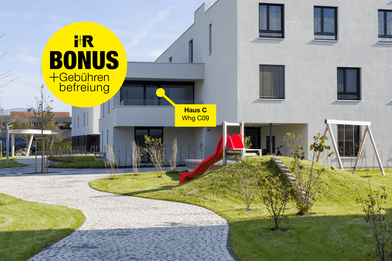 3-Zimmer-Terrassenwohnung mit Wohlfühlcharakter I Whg C09