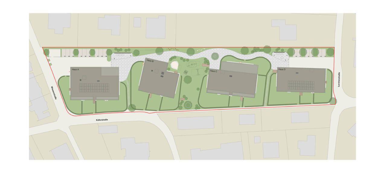 Wiesenstraße in Höchst Lageplan i+R Wohnbau GmbH