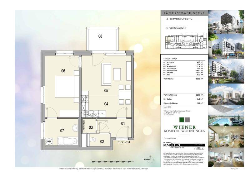 Wohnungsplan Top34