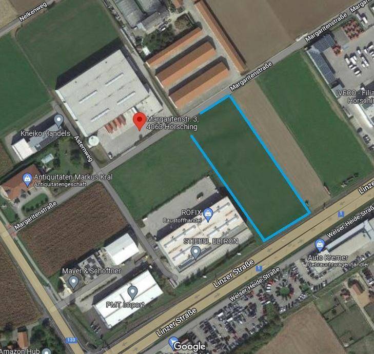 Grundstück mit B Widmung- wir bauen Ihre Wunschhalle auch für LOGISTIKER – pohled 2