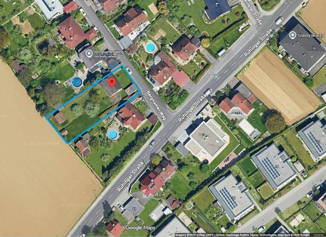 Grundstück mit altem Abbruchhäuschen in Bergham - Ansicht 6
