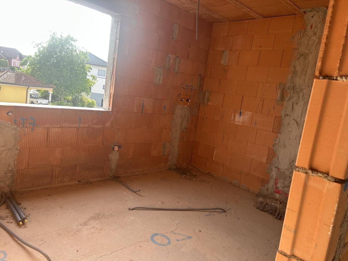 2 Einfamilienhäuser mit TRAUMAUSSICHT in Pregartsdorf am Stadtrand von Pregarten- Rohbau- schlüsselfertig auf Anfrage - Ansicht 5