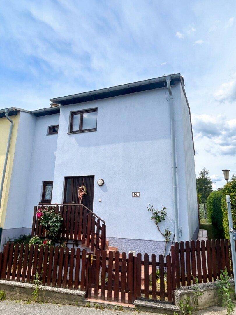 Charmantes Eckreihenhaus mit Fernblick ins Grüne, Garten, Garage und Stellplatz in Pottschach - Widok 2
