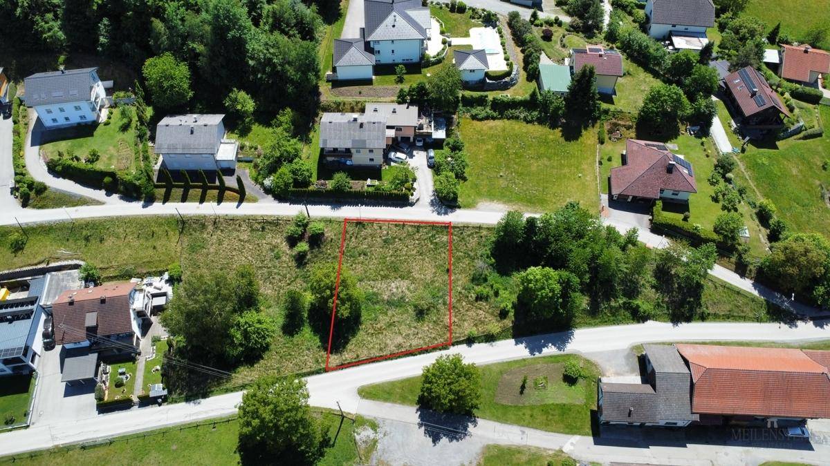 Naturnahe Bauparzelle mit hoher Lebensqualität in ruhiger Wohnlage von Schiefling am Wörthersee - Ansicht 2