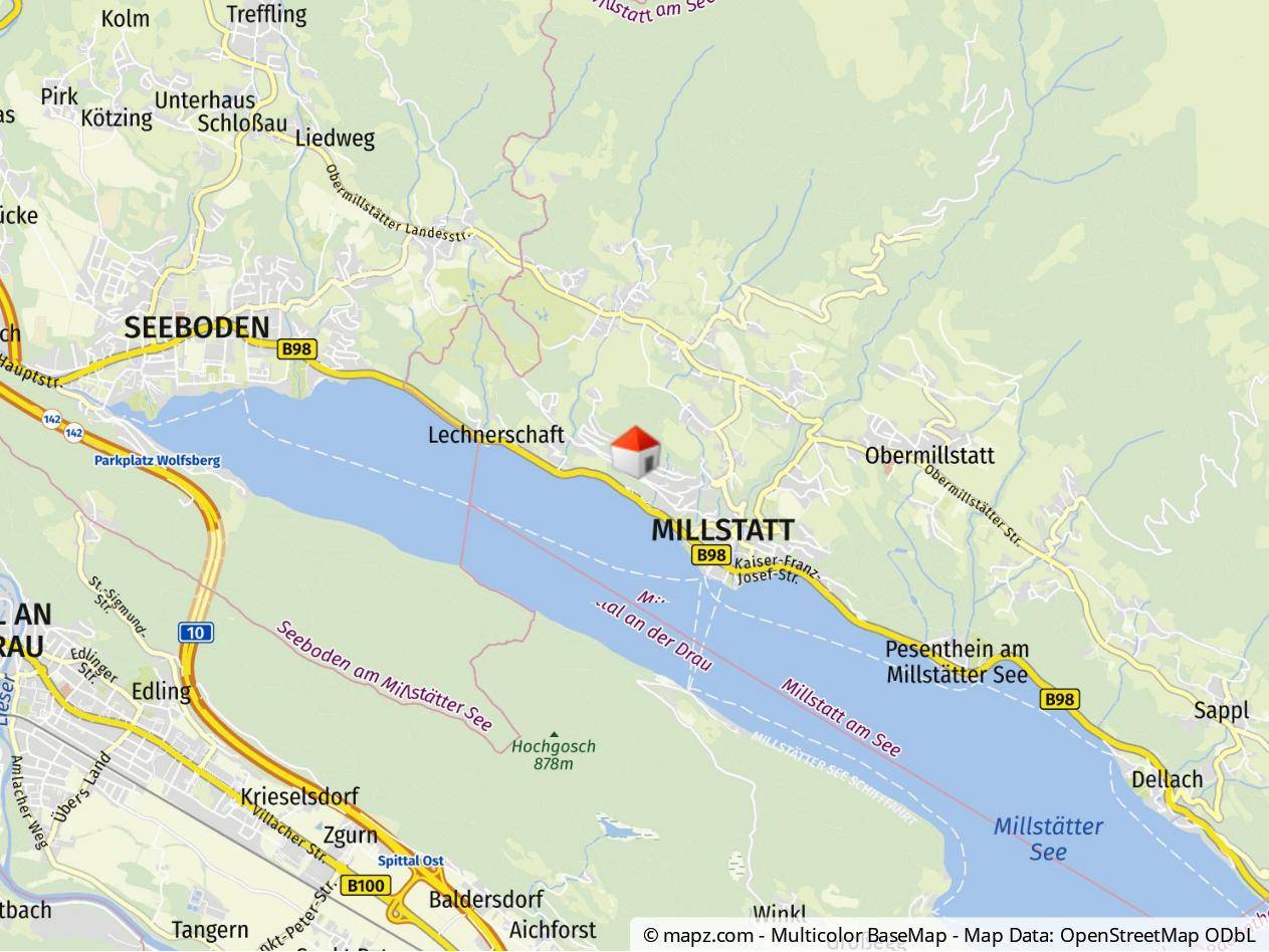 Geolyzer Kartenausschnitt