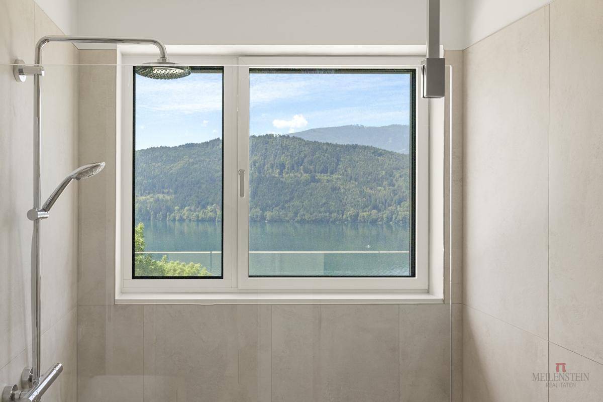 Ausblick Dusche