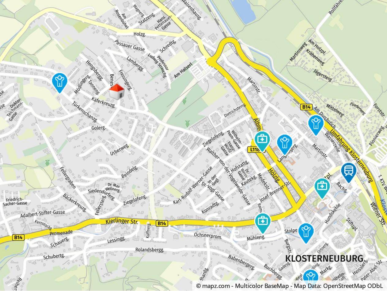 Geolyzer Kartenausschnitt