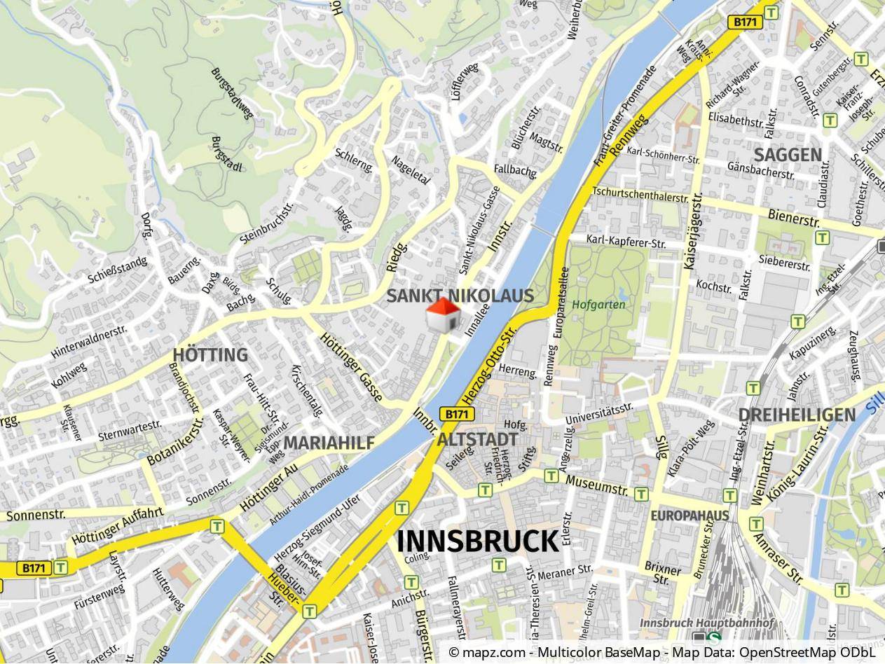 Geolyzer Kartenausschnitt