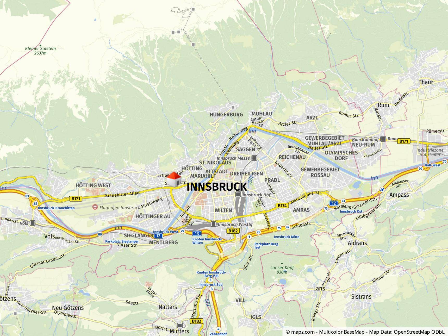 Kartenausschnitt