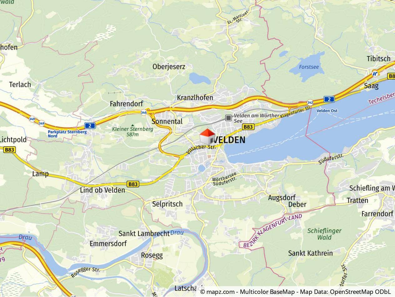 Geolyzer Kartenausschnitt