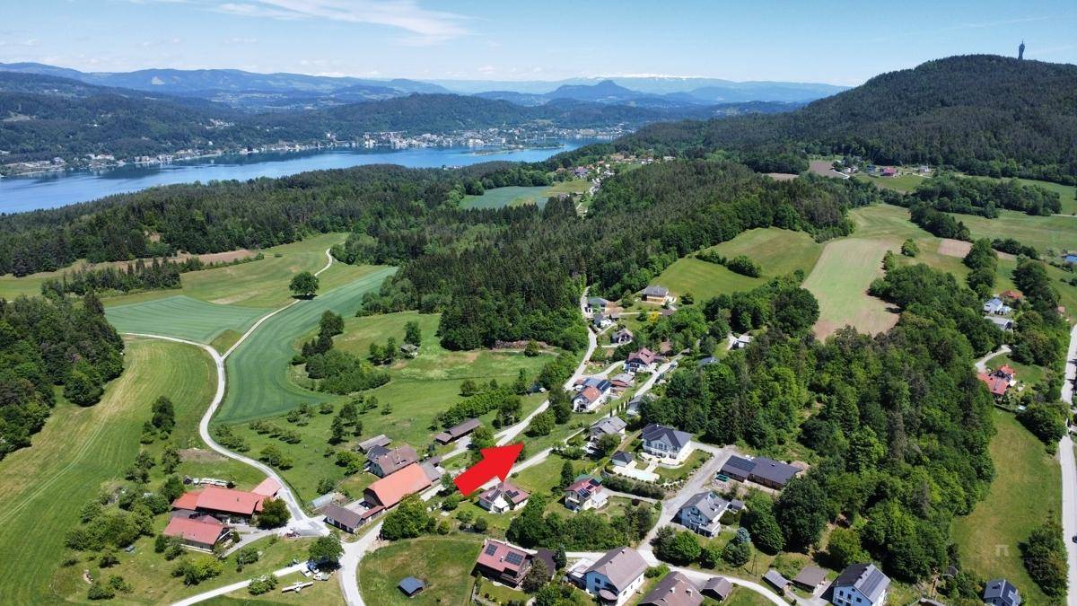 Naturnahe Bauparzelle mit hoher Lebensqualität in ruhiger Wohnlage von Schiefling am Wörthersee - Ansicht 3