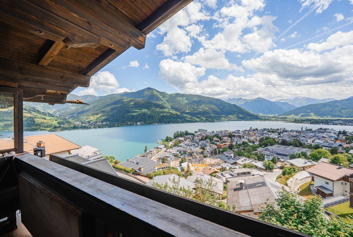 Zell am See von oben – 250 m² Landhaus mit Seeblick zur Miete - Ansicht 2