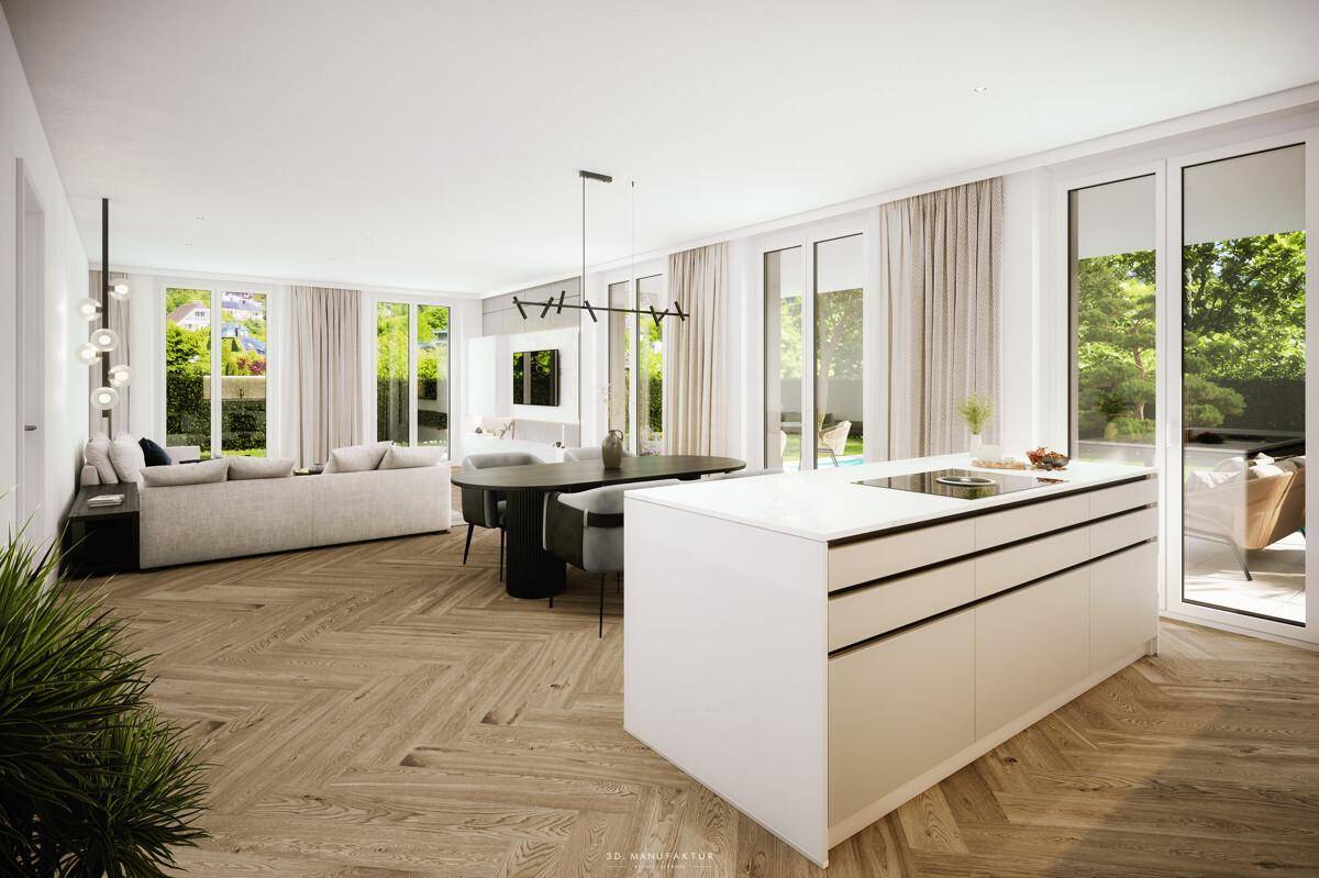 Architekturvisualisierung KBP INT TOP2 WZ