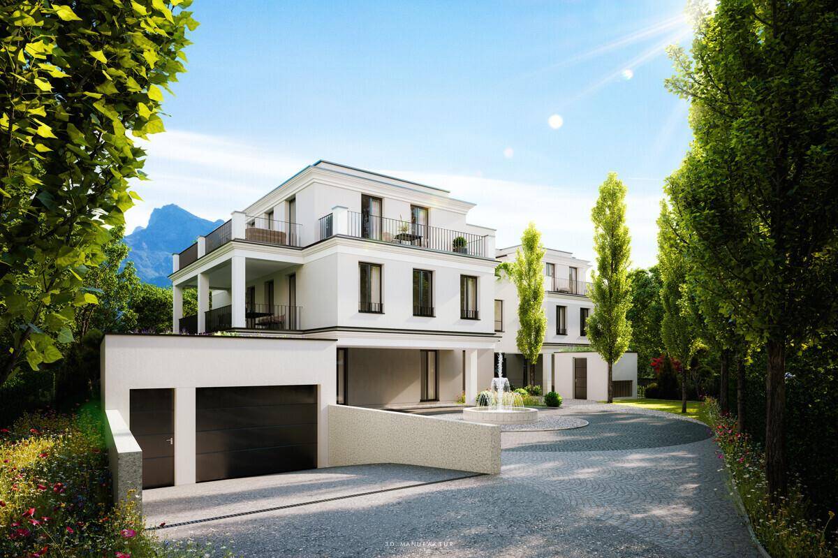 Architekturvisualisierung KBP TG-Einfahrt Rückseite