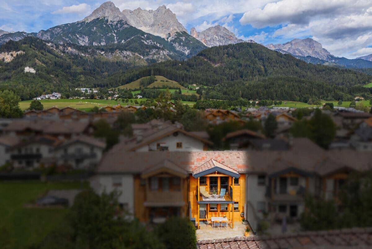 Aussenansicht Berge