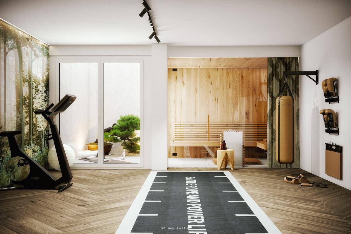 Architekturvisualisierung KBP INT TOP5 Fitness