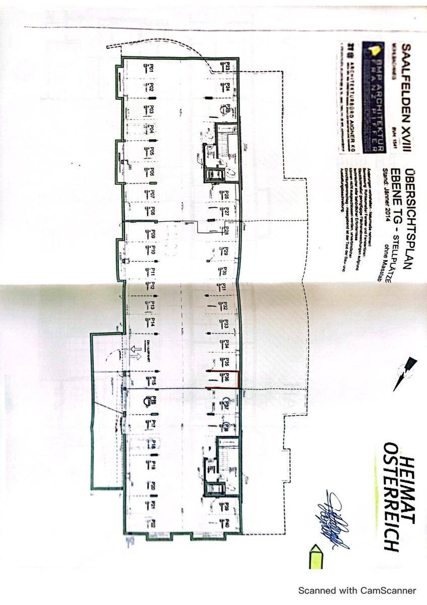 Tiefgaragenplan