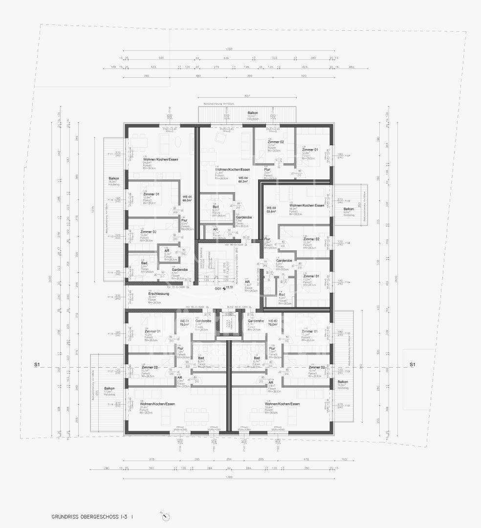 GRUNDRISS OG 1 - 3