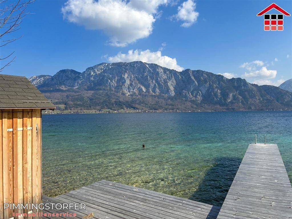 Rarität am Attersee - Liegenschaft in erhöhter Lage mit See- und Gebirgsblick inkl. Seezugang! – pohled 2