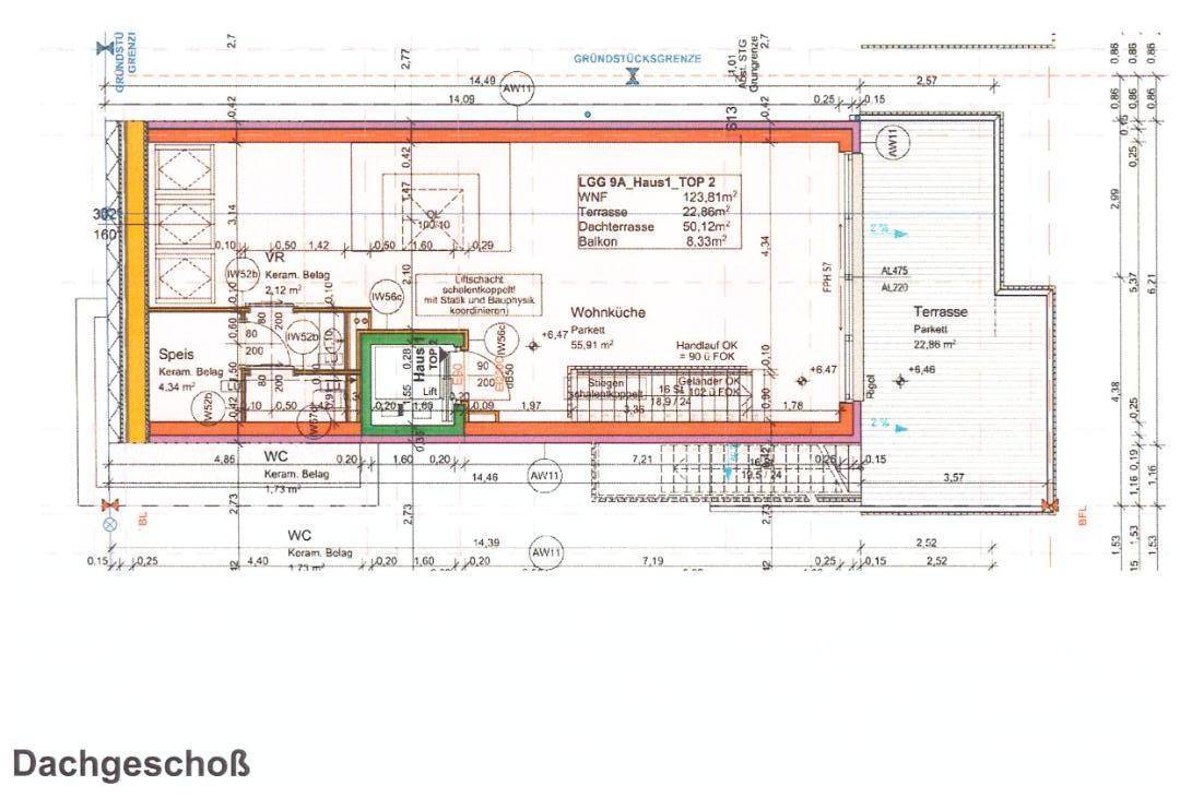 Lindgrabengasse Plan c