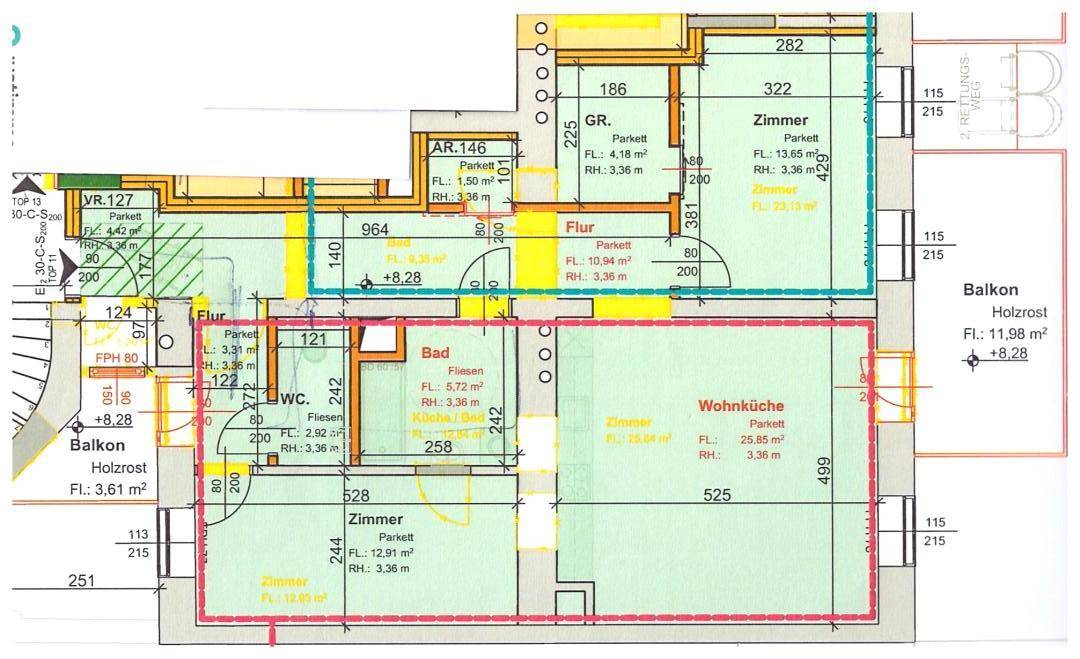 Lindengasse Obj.3216 Plan