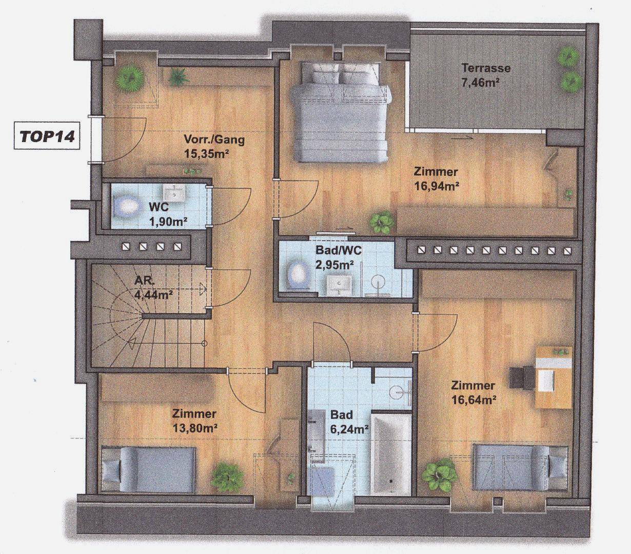 Wa¨hringerstrasse Obj.2491 Plan a