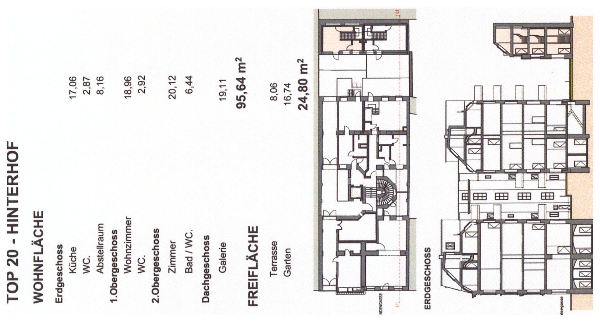 Lindengasse Obj.3170 Fla¨chen