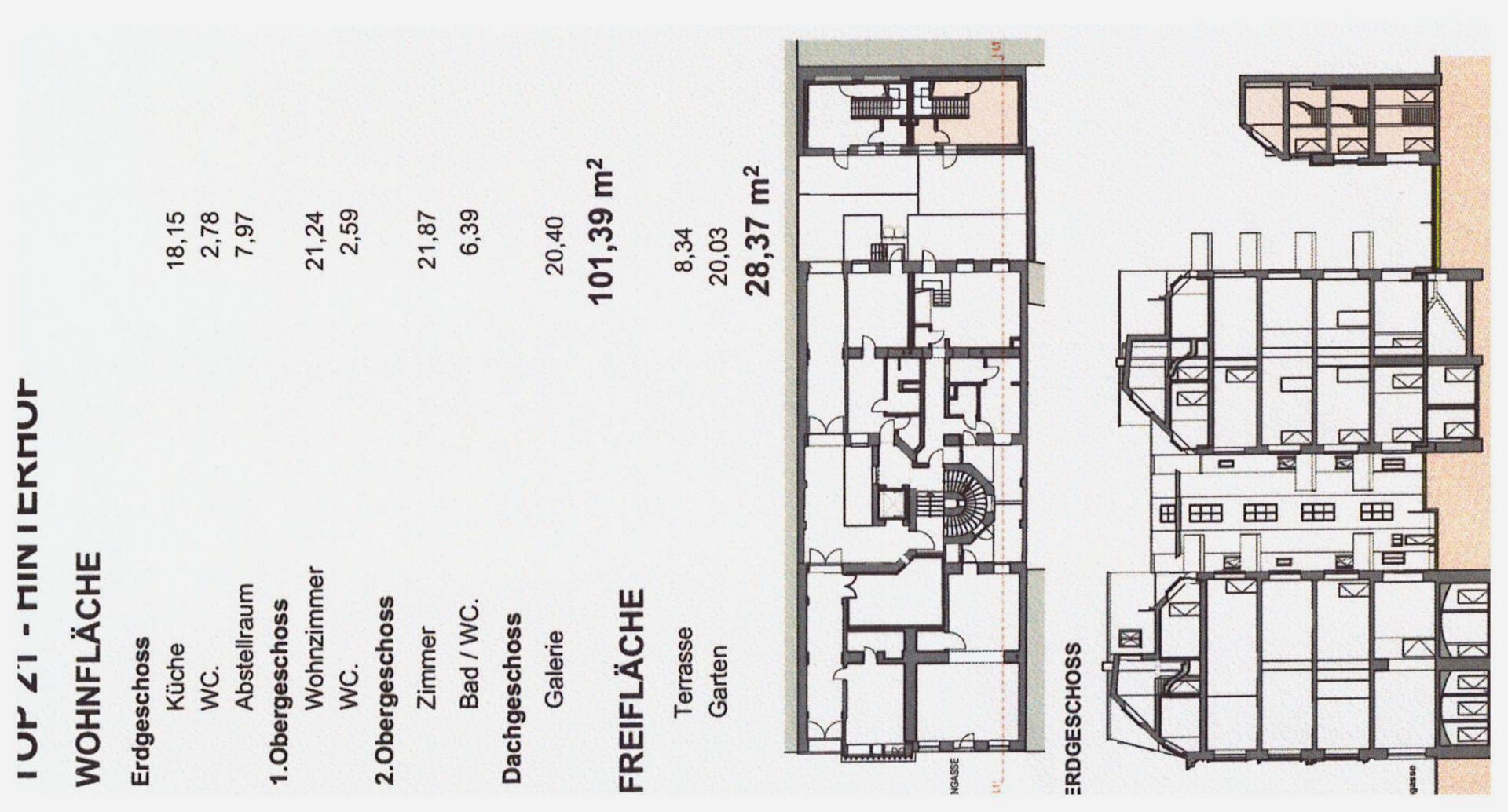 Lindengasse Obj.3169 Fla¨chen