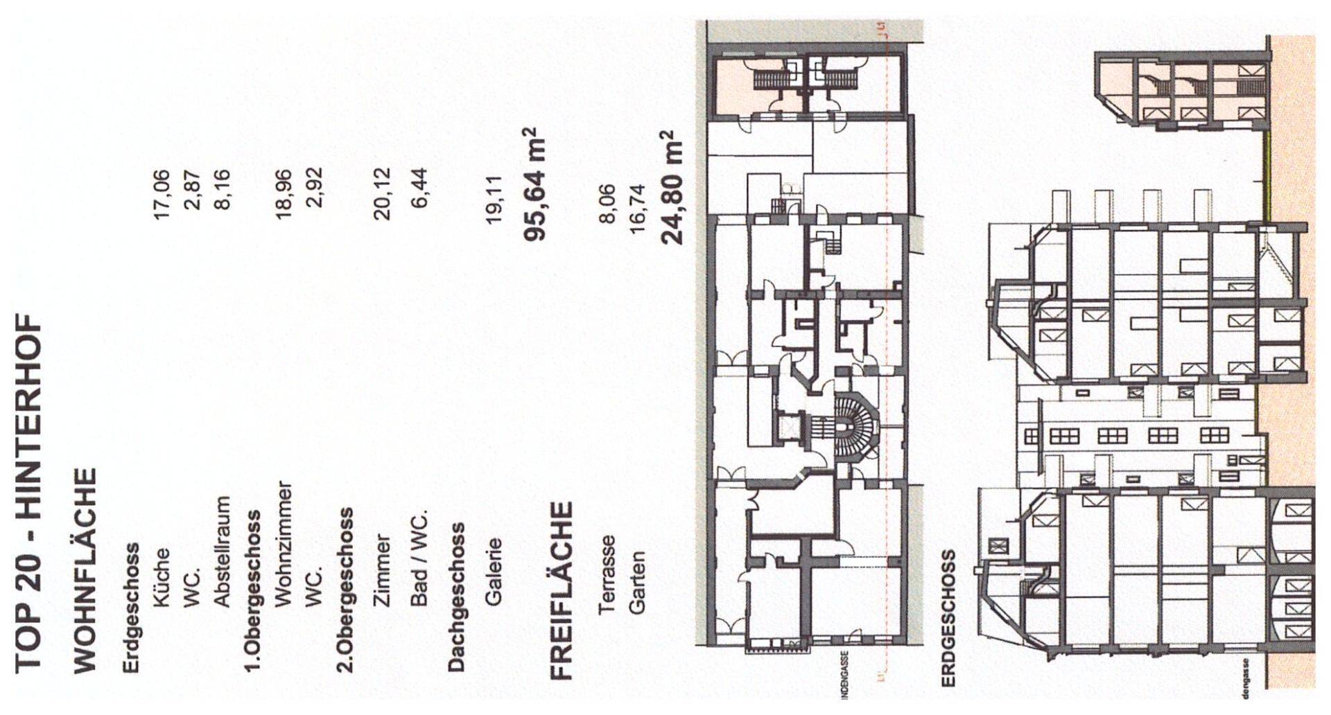 Lindengasse Obj.3170 Fla¨chen