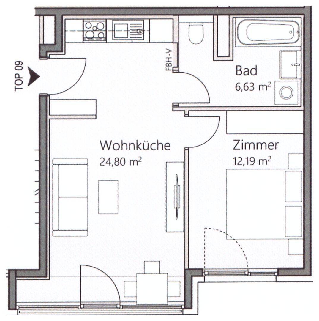 Korbgasse Top 9 Plan