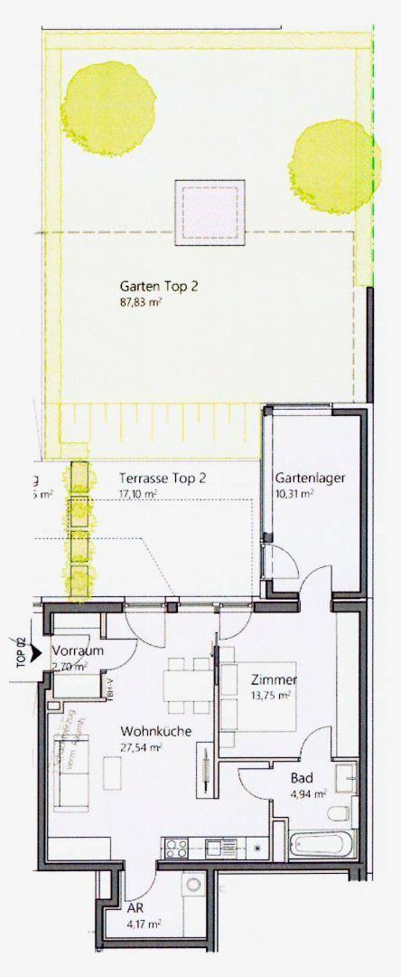 Korbgasse Top 2 Plan