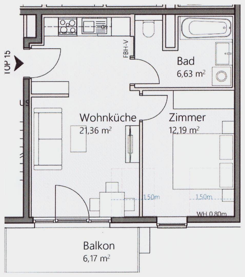 Korbgasse Top 15 Plan