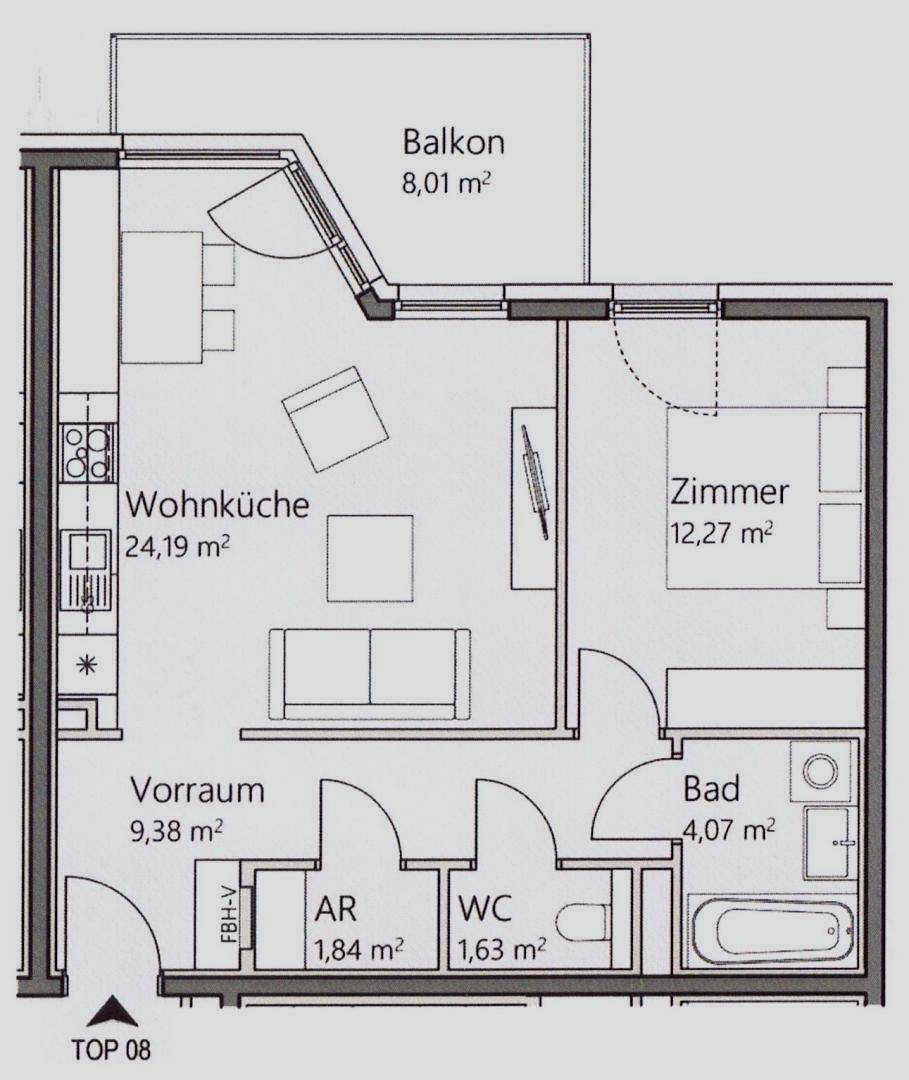 Korbgasse Top 8 Plan