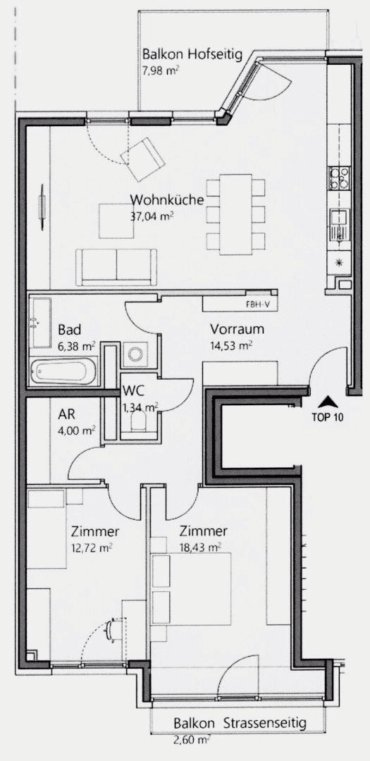 Korbgasse Top 10 Plan
