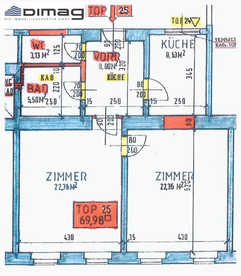 Pappenheimgasse Obj.3367 Plan