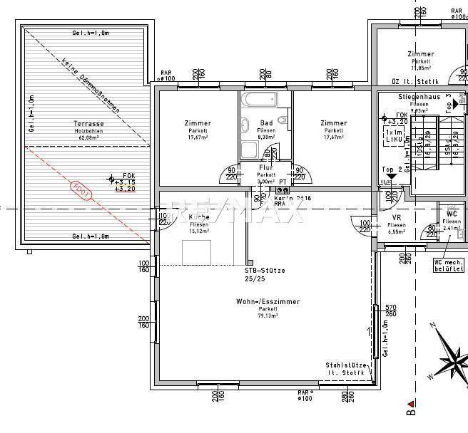 Wohnungsplan 150 m²