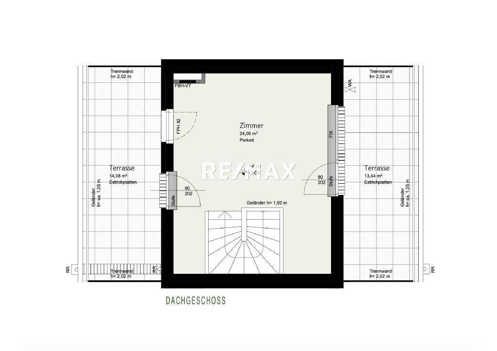 Dachgeschoss Plan