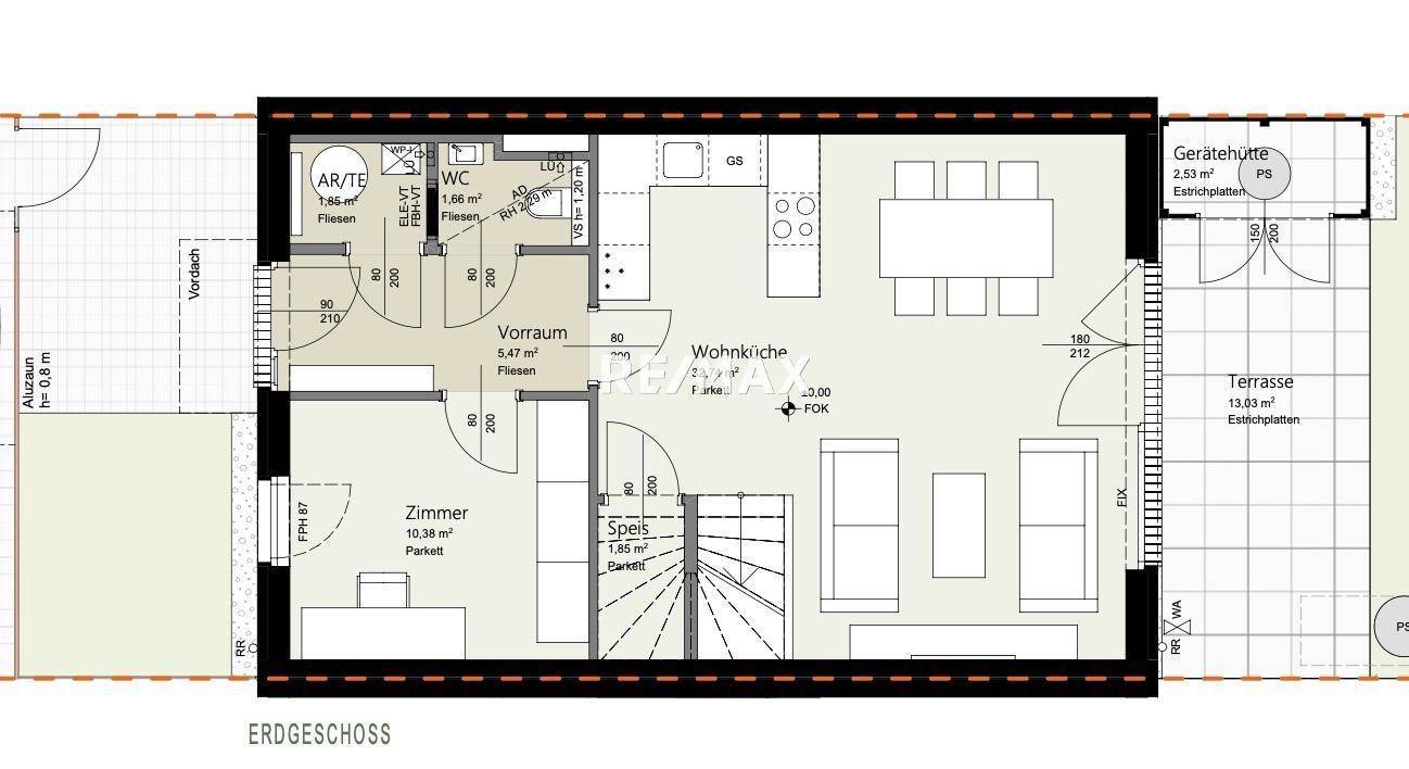 Erdgeschoss Plan