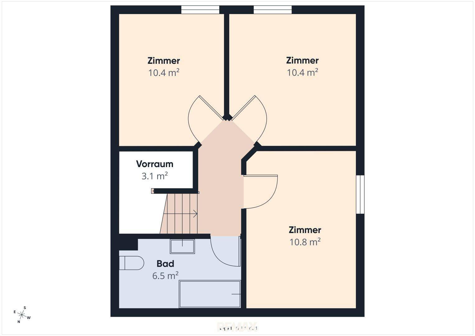 Plan Obergeschoss