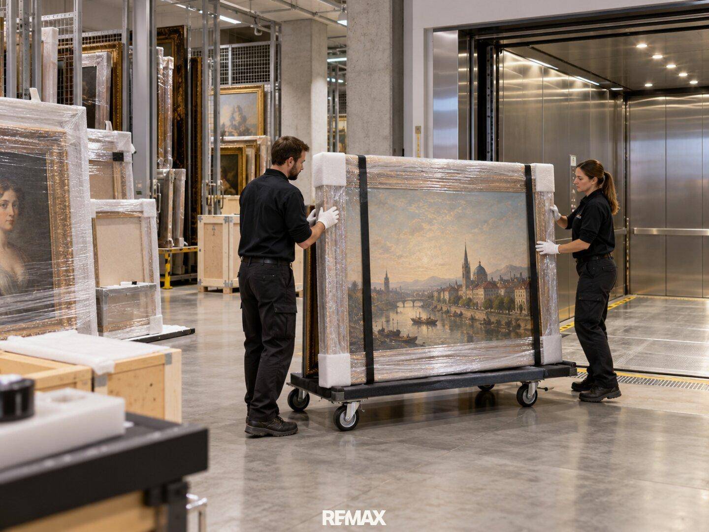Professionelle Kunstlagerung
