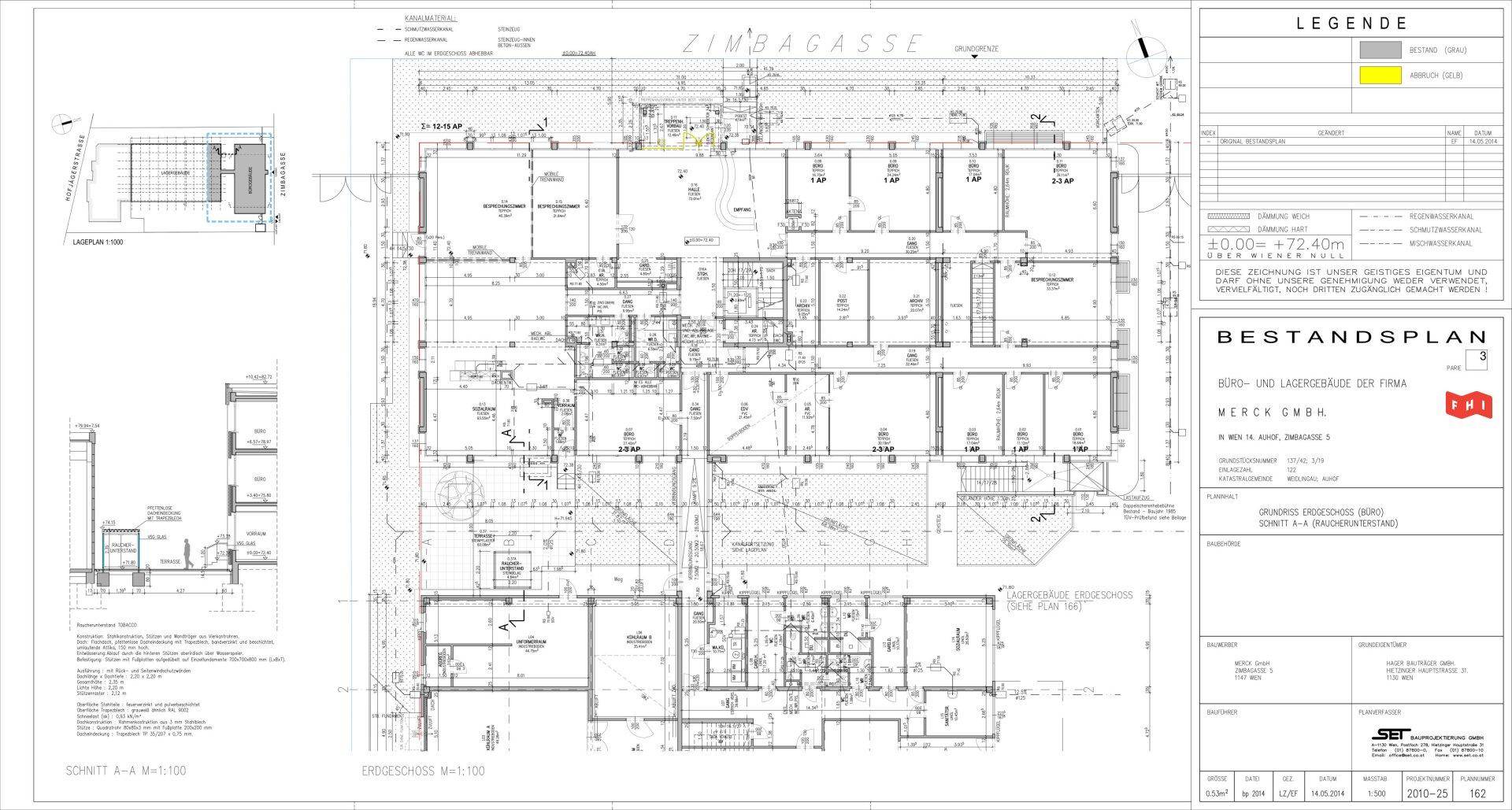 Plan Erdgeschoss