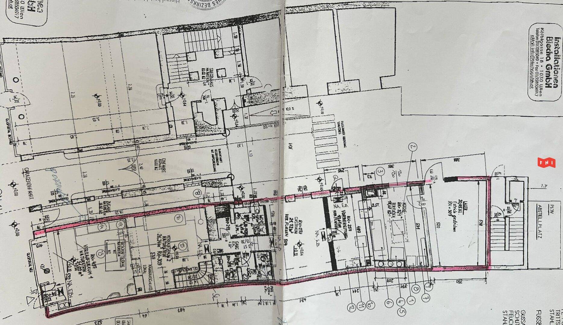 Plan Erdgeschoss