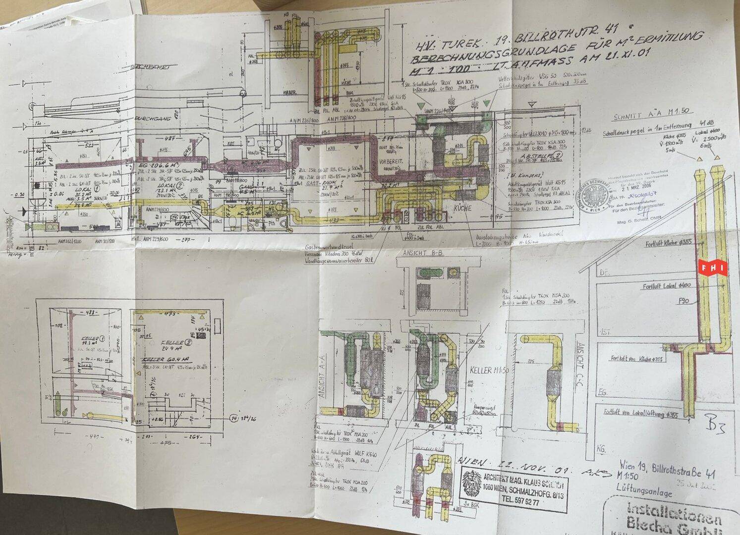 Plan Lüftung